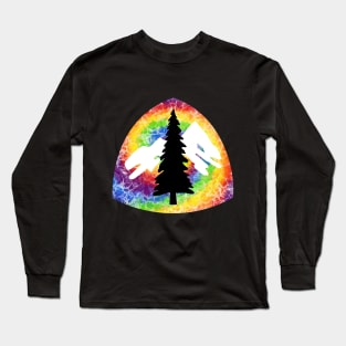 Pacific Crest Trail tie dye hangtag Long Sleeve T-Shirt